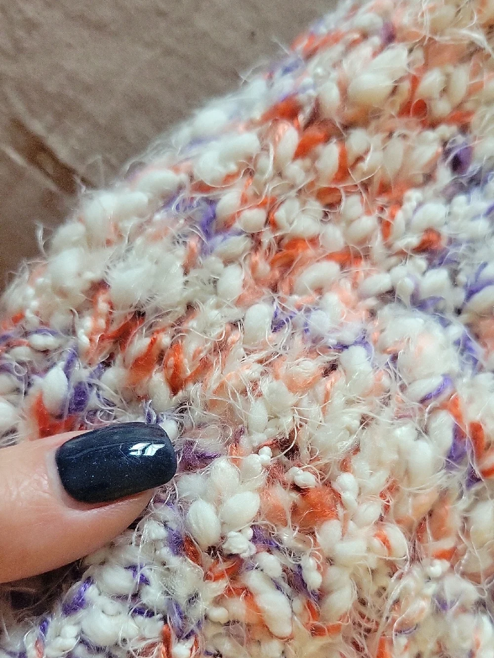 POL Confetti Knit Chunky Distressed Sweater - Picture 3 of 8